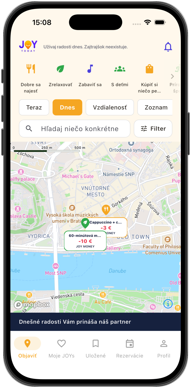 JOY Today – mapa dnešných radostí v Bratislave